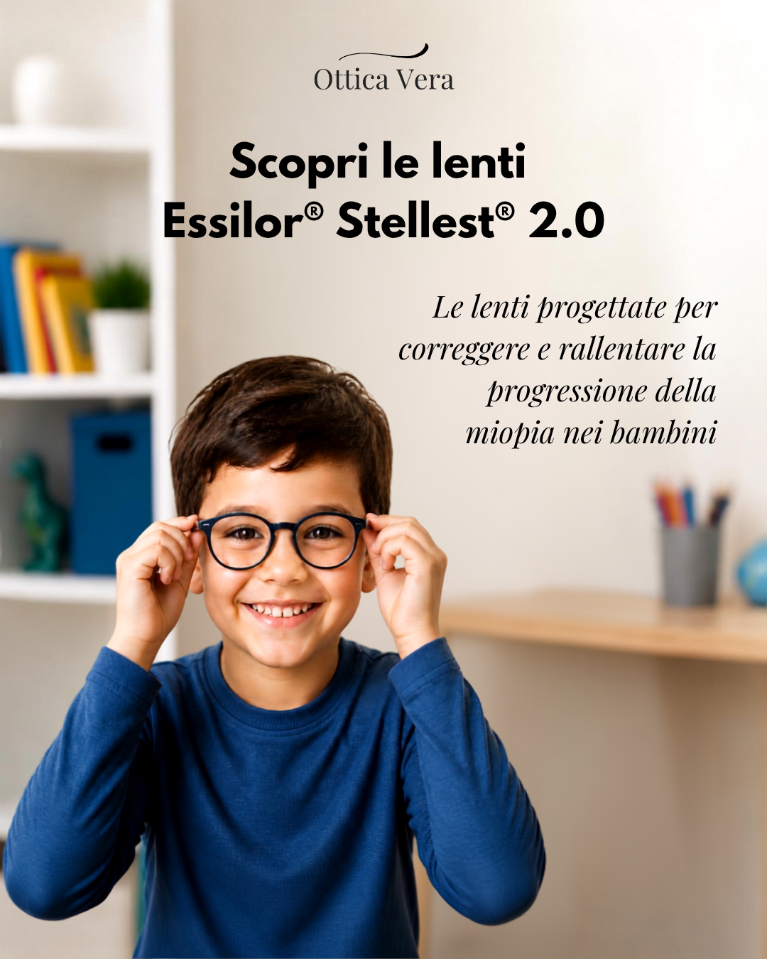 Essilor® Stellest® 2.0: le nuove lenti per rallentare la miopia nei bambini