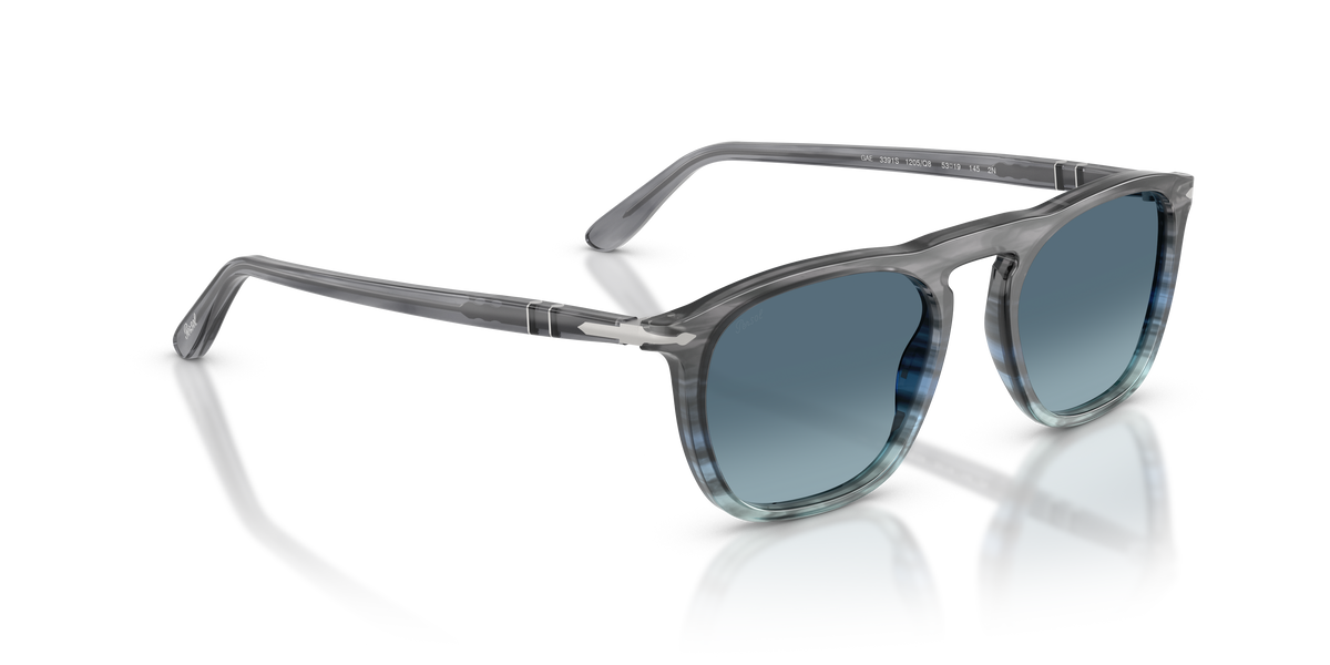 Persol PO 3391S - Striped grey gradient blue