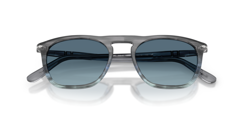 Persol PO 3391S - Striped grey gradient blue