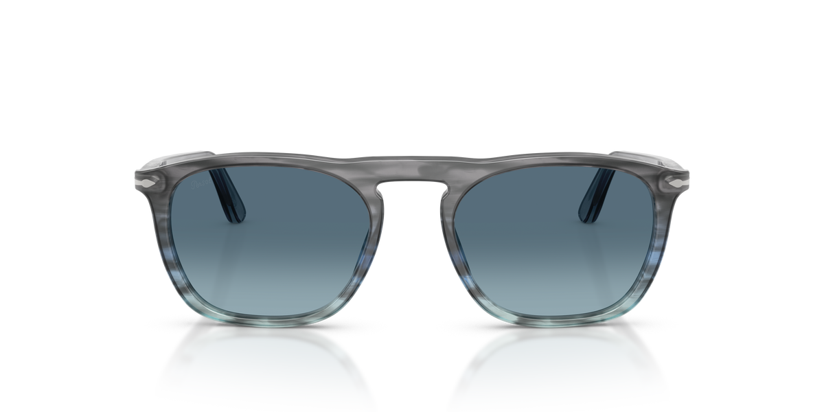 Persol PO 3391S - Striped grey gradient blue