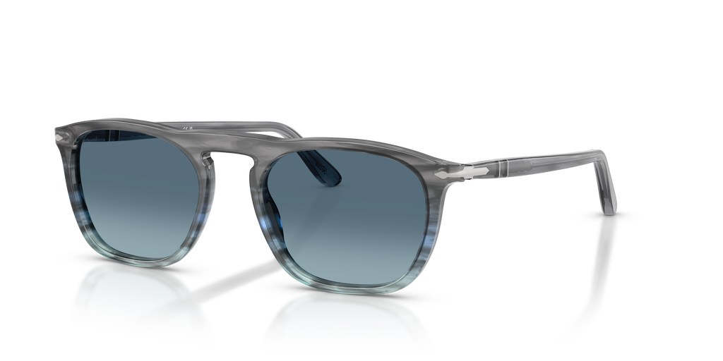 Persol PO 3391S - Striped grey gradient blue