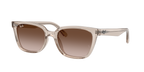 Ray-Ban RB 2243D - Marrone chiaro trasparente