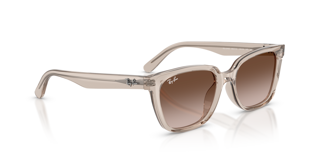 Ray-Ban RB 2243D - Marrone chiaro trasparente
