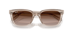 Ray-Ban RB 2243D - Marrone chiaro trasparente