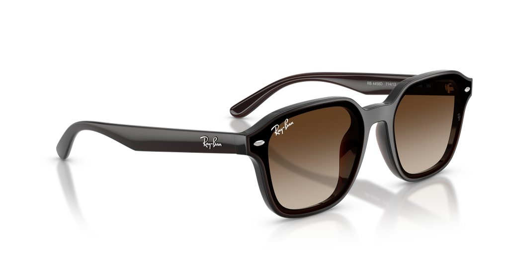 Ray-Ban RB 4458D - Marrone scuro trasparente