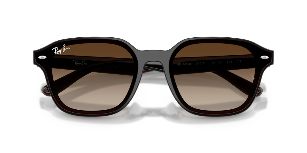 Ray-Ban RB 4458D - Marrone scuro trasparente
