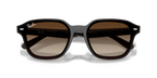Ray-Ban RB 4458D - Marrone scuro trasparente