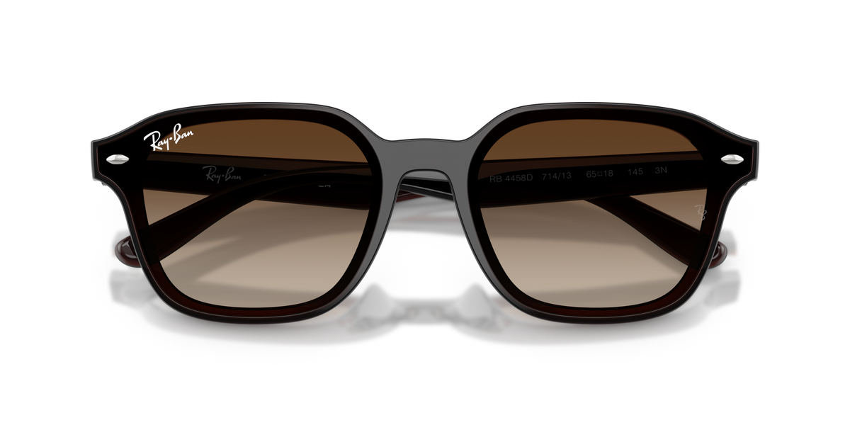 Ray-Ban RB 4458D - Marrone scuro trasparente