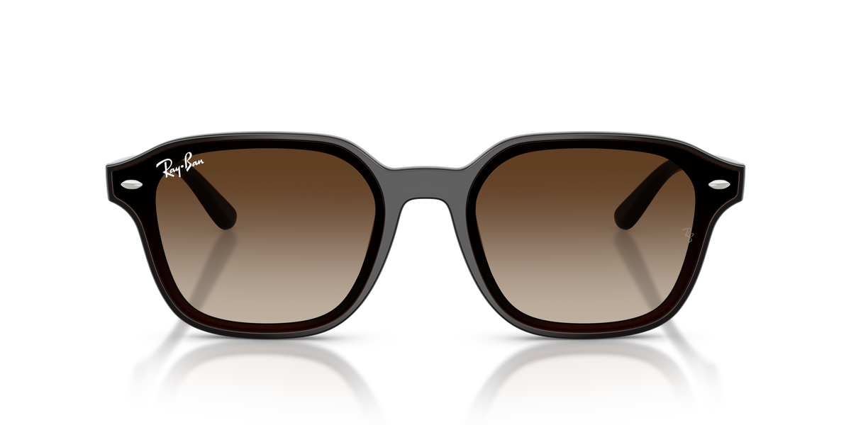 Ray-Ban RB 4458D - Marrone scuro trasparente