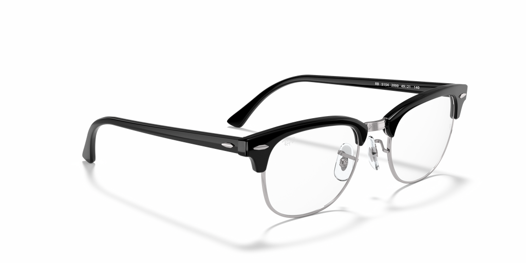 Ray-Ban RX 5154 - Nero su argento