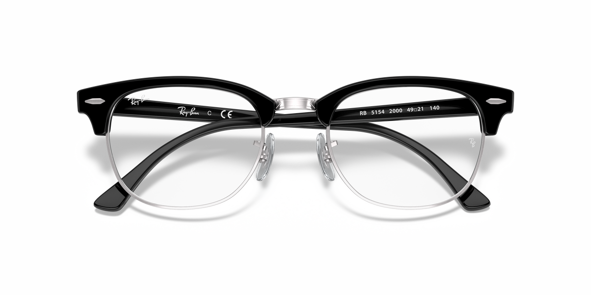 Ray-Ban RX 5154 - Nero su argento